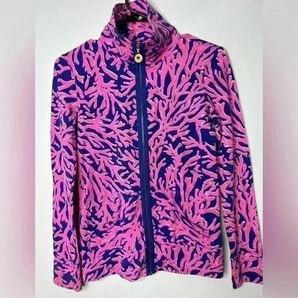 Lily Pulitzer 1/2 Zip Athletic Jacket Size XXS